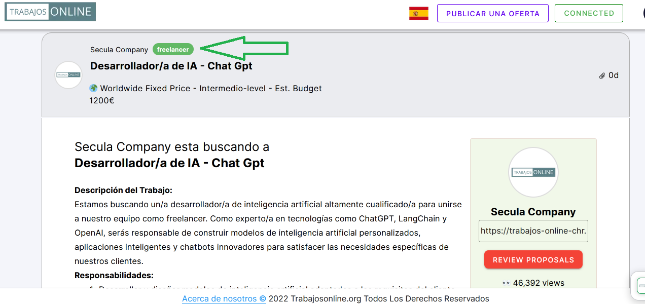 Como identificar ofertas de empleo para Freelancers